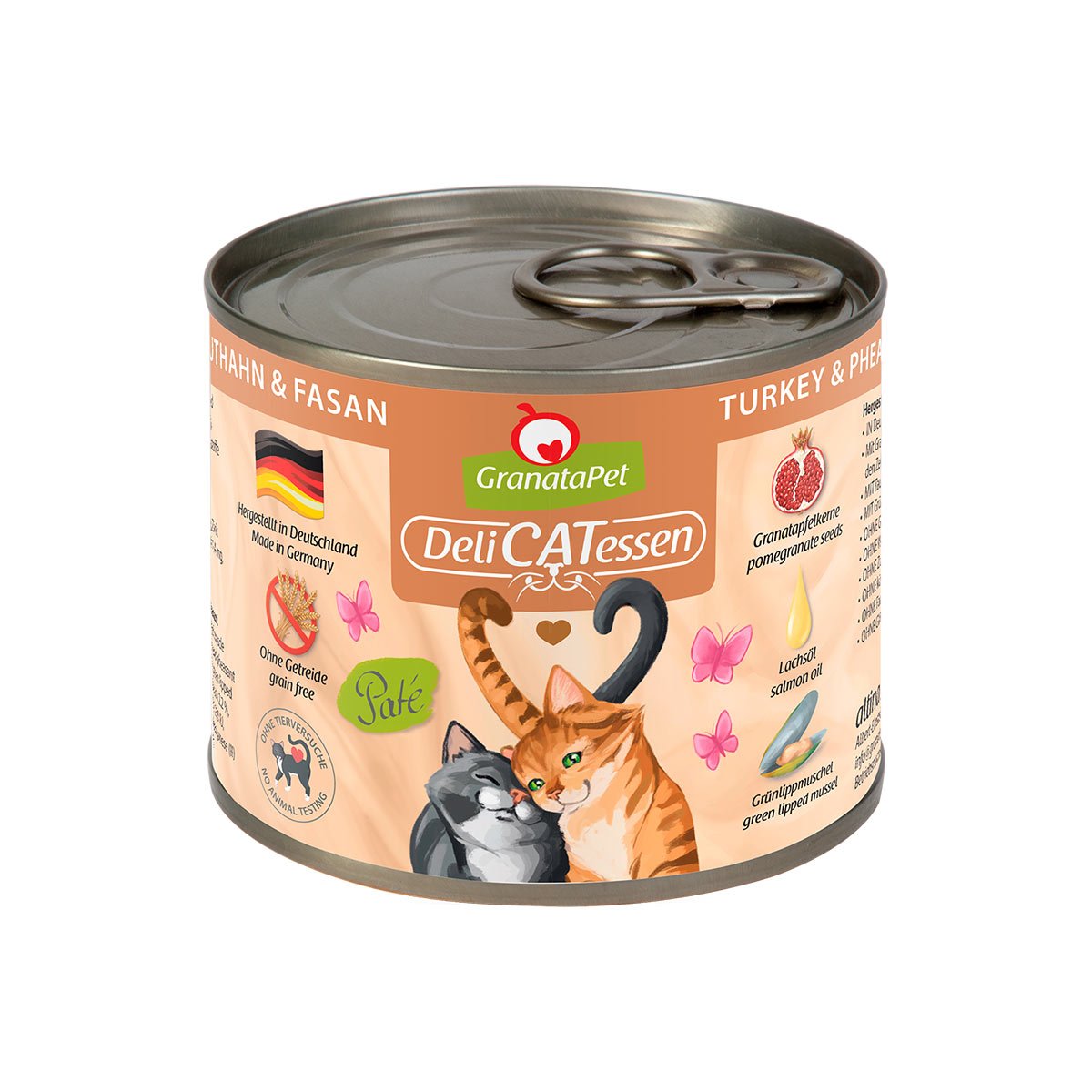 GranataPet Katze - Delicatessen Dose Truthahn & Fasan 12x200g