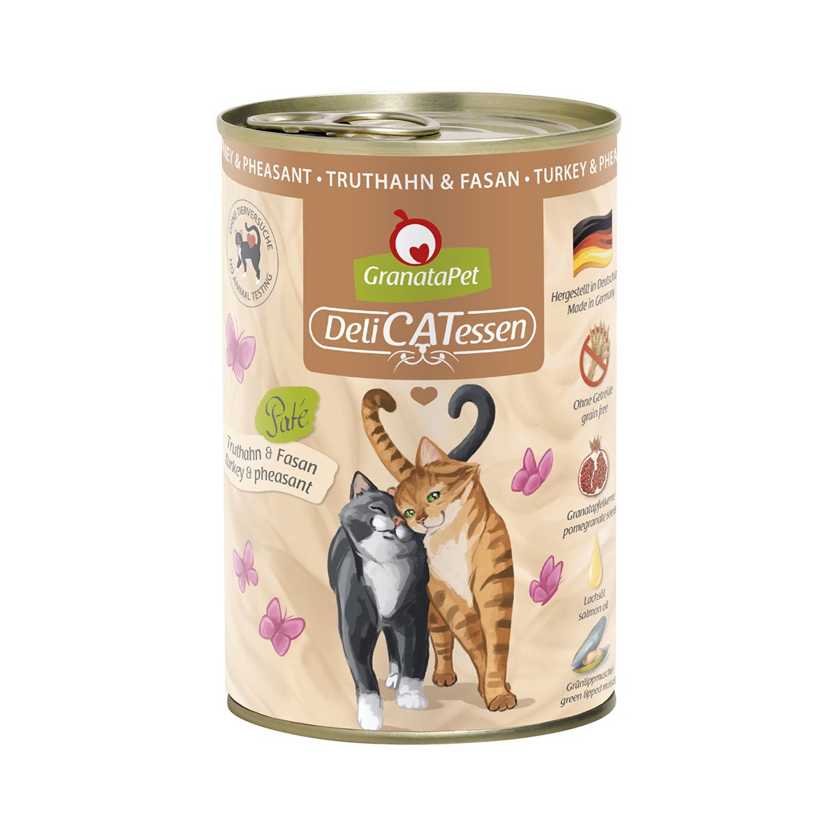 GranataPet Katze - Delicatessen Dose Truthahn & Fasan 12x400g