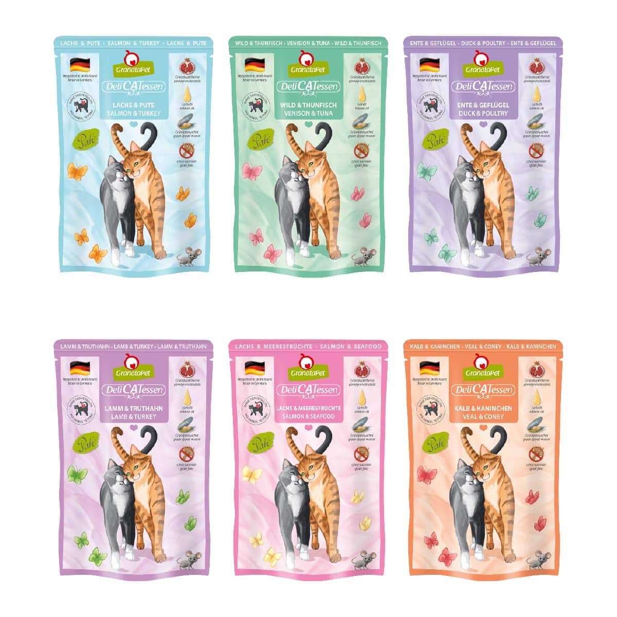 GranataPet Katze - Multipack 1 DeliCatessen 12x85g