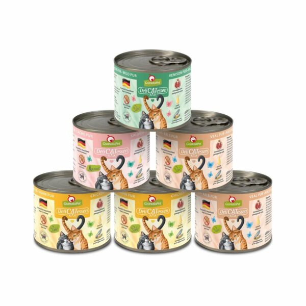 GranataPet Katze - Multipack 2 DeliCatessen Pur 6x200g