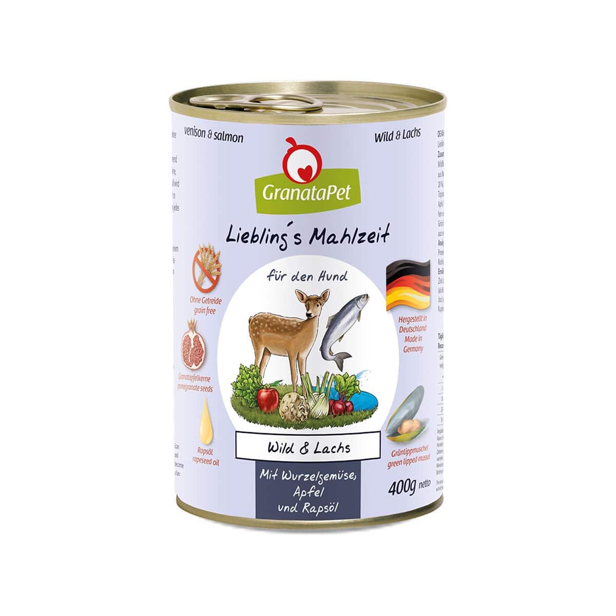 GranataPet Liebling's Mahlzeit Wild und Lachs 6x400g
