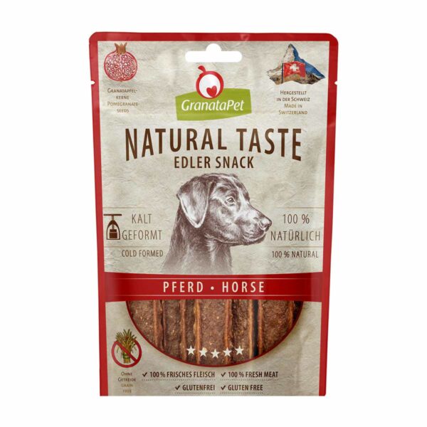 GranataPet Natural Taste Edler Snack Pferd 90g