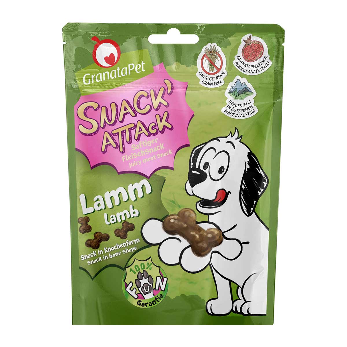 GranataPet Snack`Attack Lamm 100g