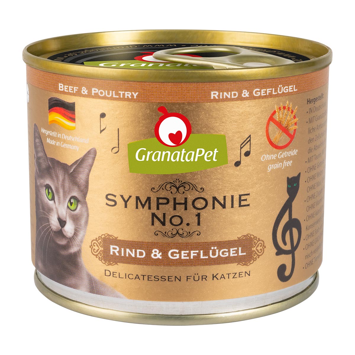 GranataPet Symphonie No. 1 Rind & Geflügel 6x200g