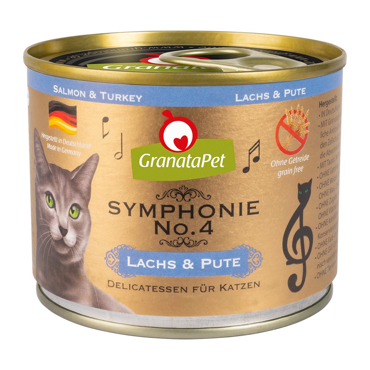 GranataPet Symphonie No. 4 Lachs & Pute 6x200g