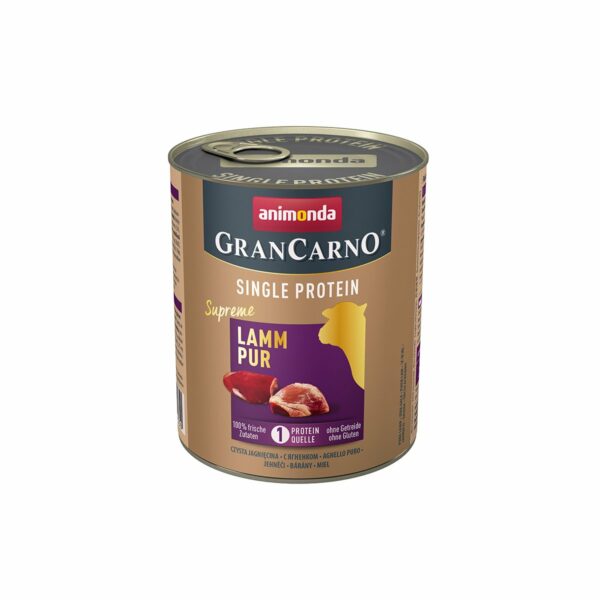 animonda GranCarno single protein Lamm pur 24x800g