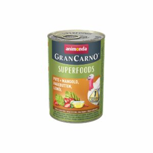 animonda GranCarno superfoods Pute + Mangold + Hagebutte + Leinöl 24x400g