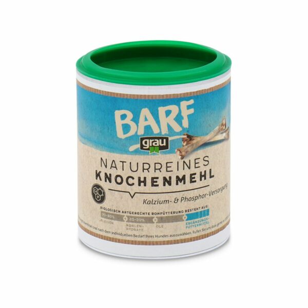 Grau Naturreines Knochenmehl 400g