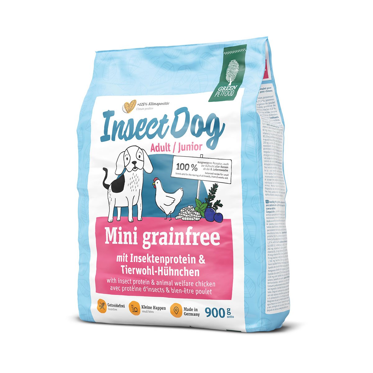 InsectDog Mini Grainfree 900g+900g gratis