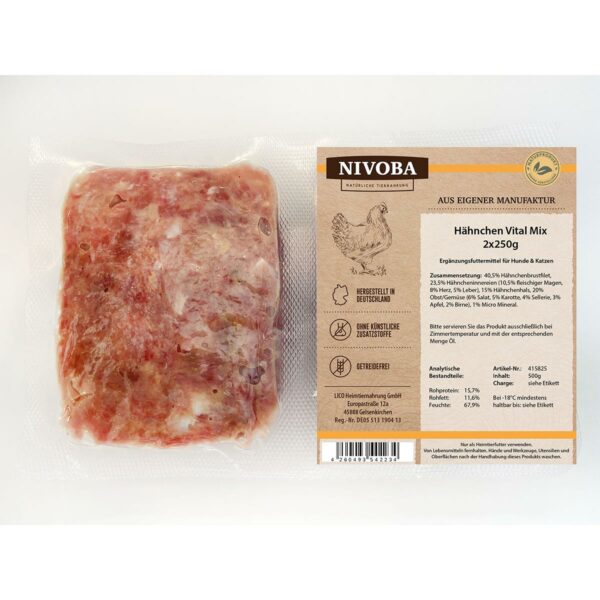 Nivoba Hähnchen Vital Mix 56x2x250g