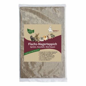 Hansepet Flachs-Nagerteppich 40x25x08cm