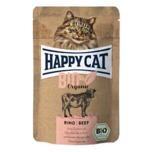 Happy Cat Bio Pouch Rind 12x85 g