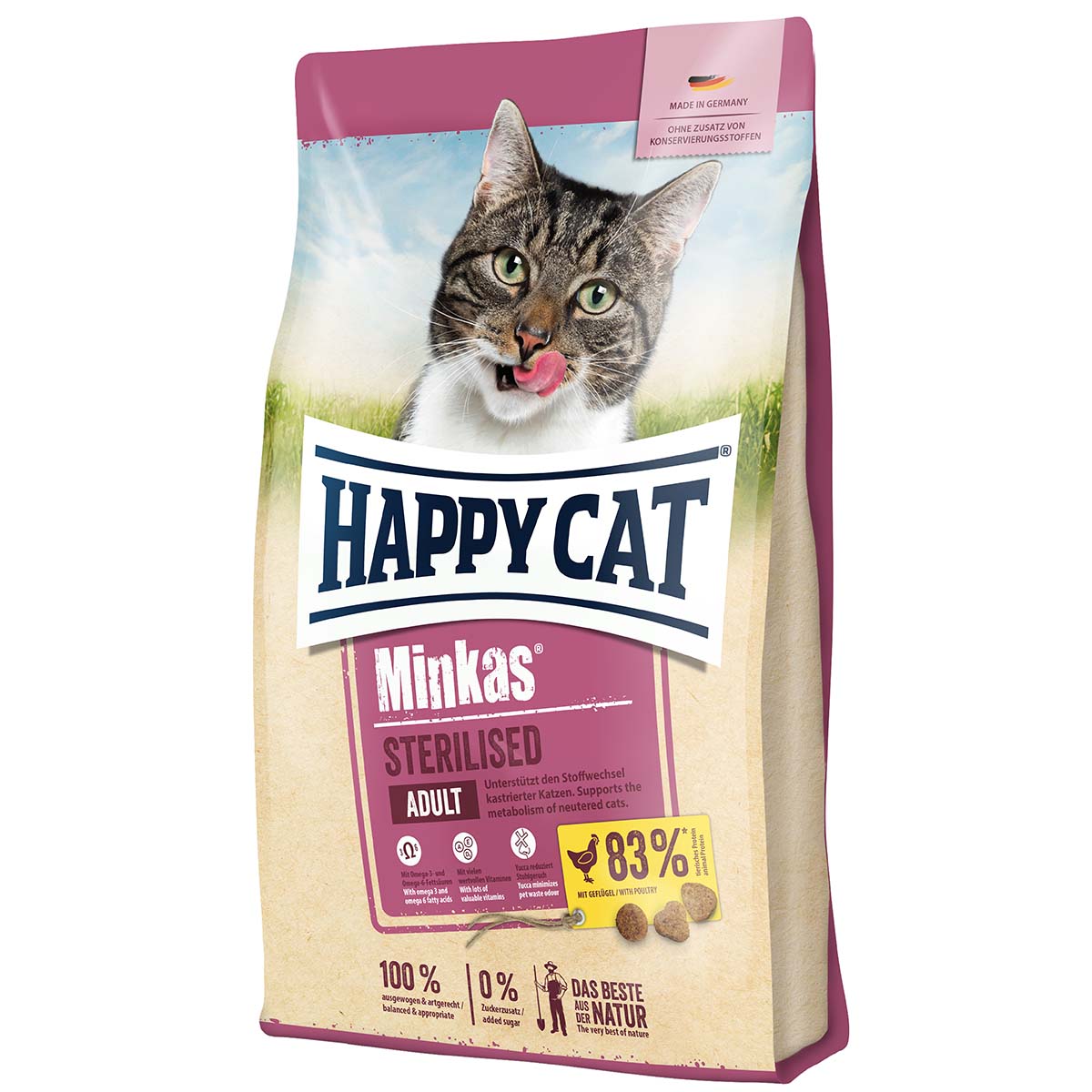 Happy Cat Minkas Sterilised Geflügel 10kg