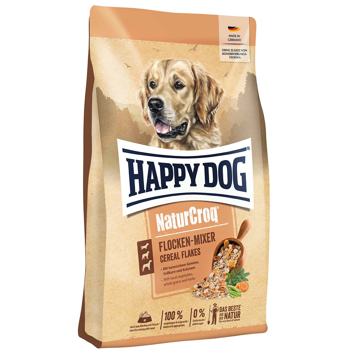 Happy Dog Premium NaturCroq Flocken Mixer 2x10 kg