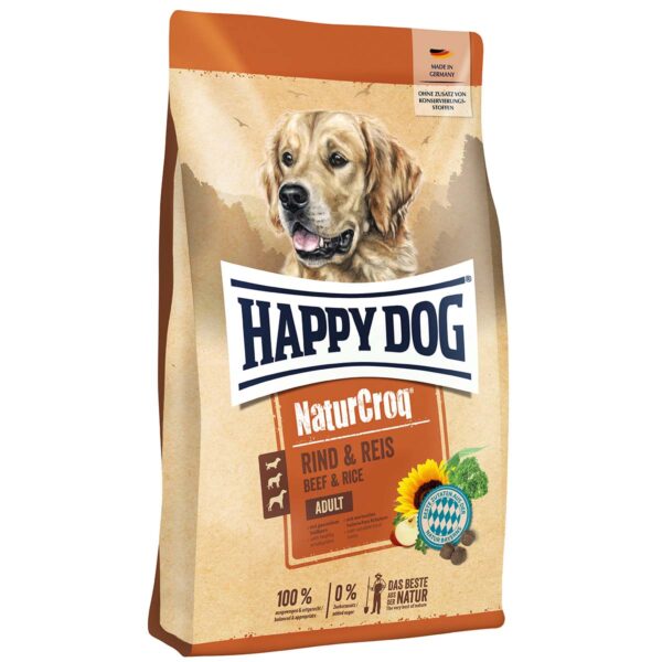 Happy Dog NaturCroq Rind & Reis 4kg