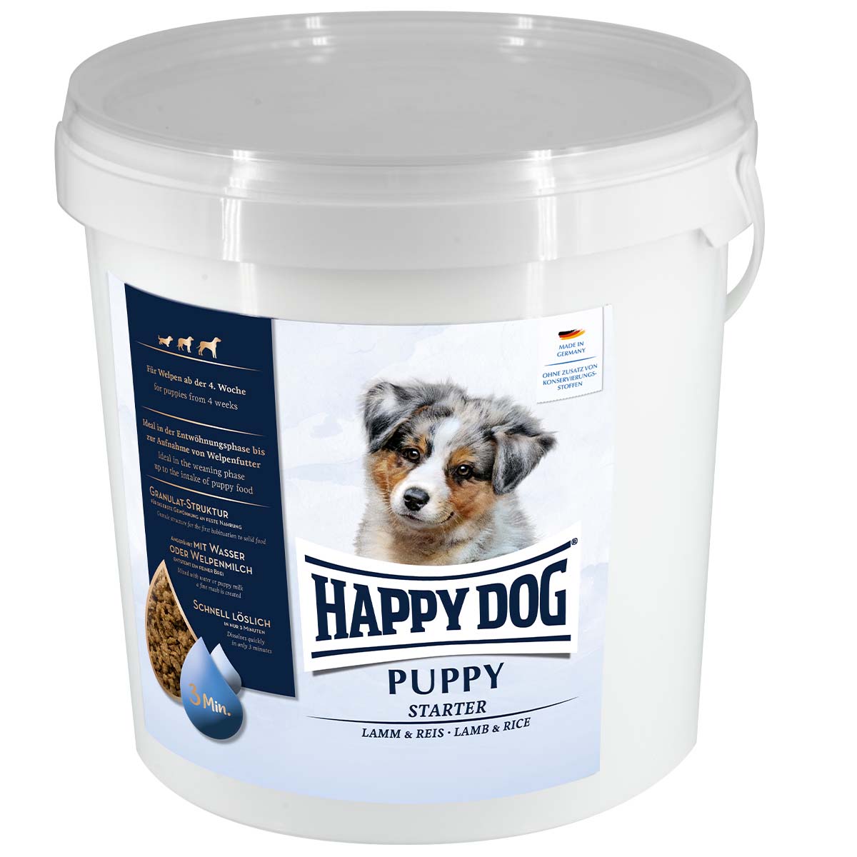 Happy Dog Supreme Young Puppy Starter Lamm & Reis 2x4kg