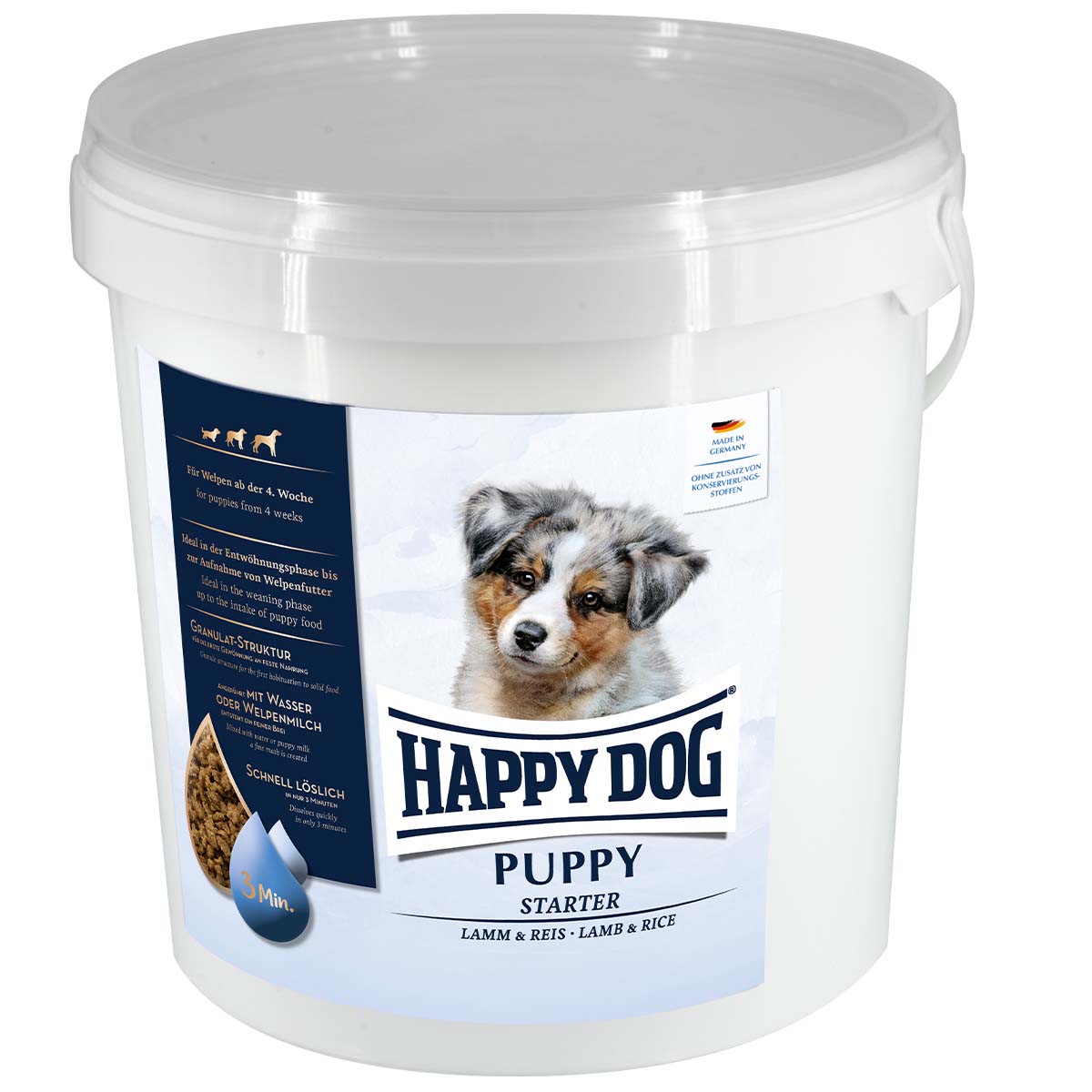 Happy Dog Supreme Young Puppy Starter Lamm & Reis 4kg