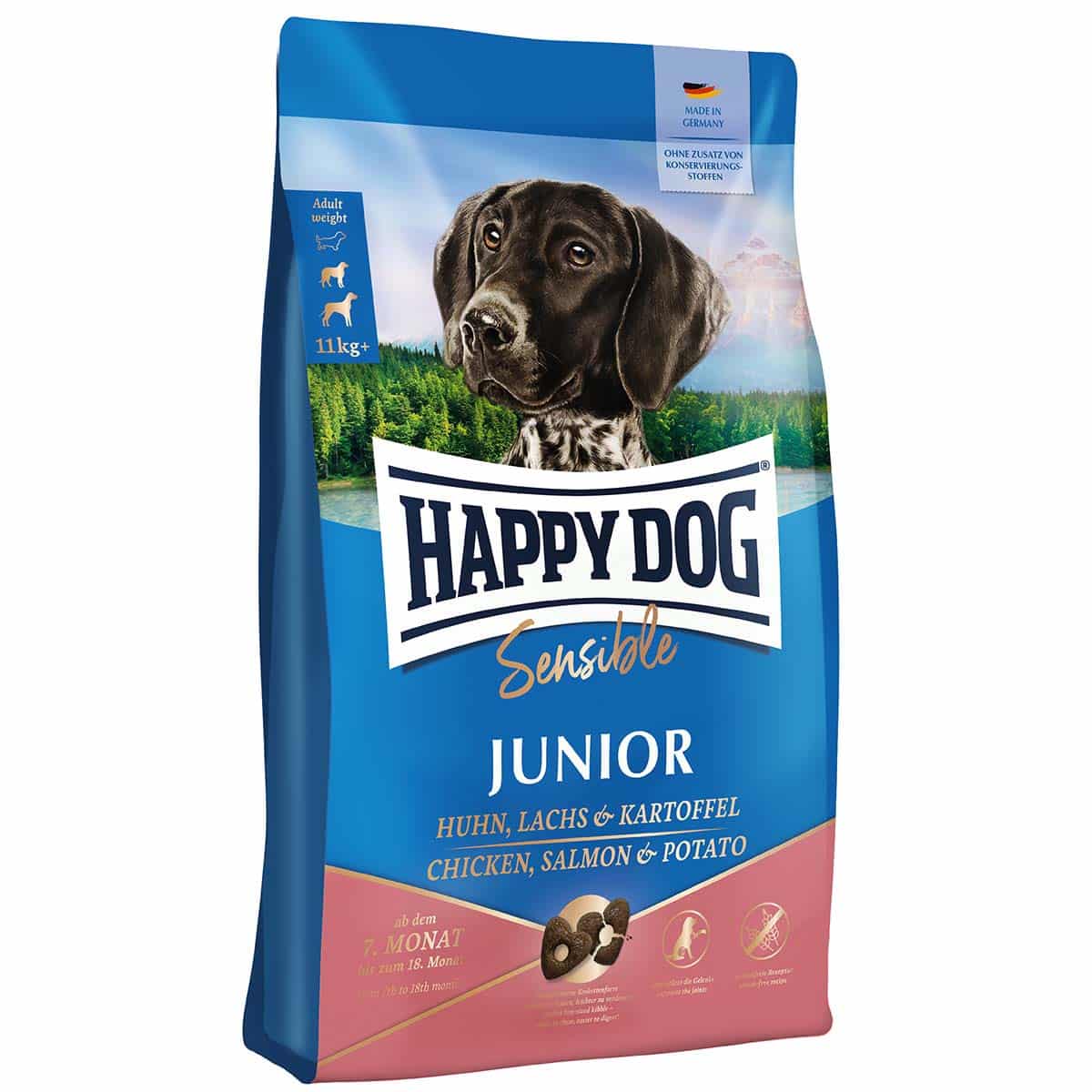Happy Dog Supreme Sensible Junior Huhn