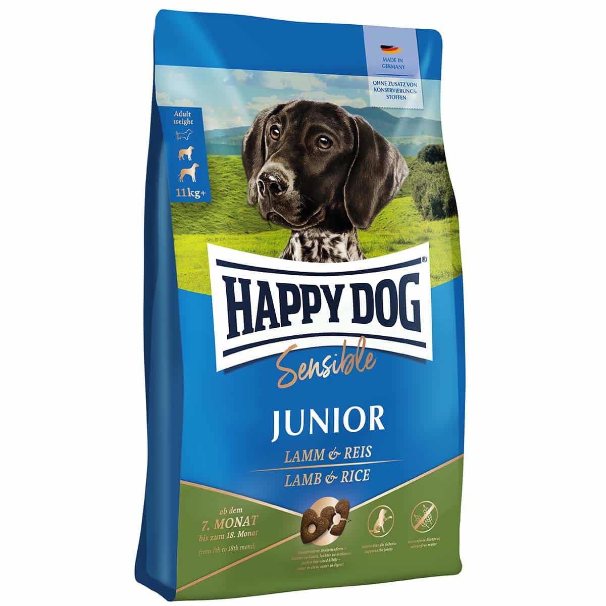 Happy Dog Supreme Sensible Junior Lamm & Reis 10kg