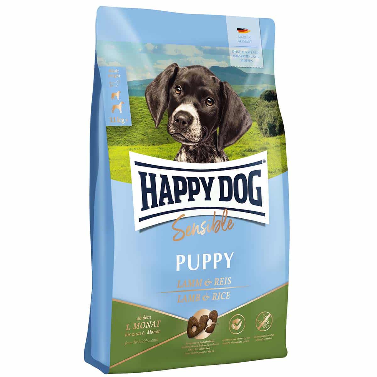 Happy Dog Supreme Sensible Puppy Lamm & Reis 1kg