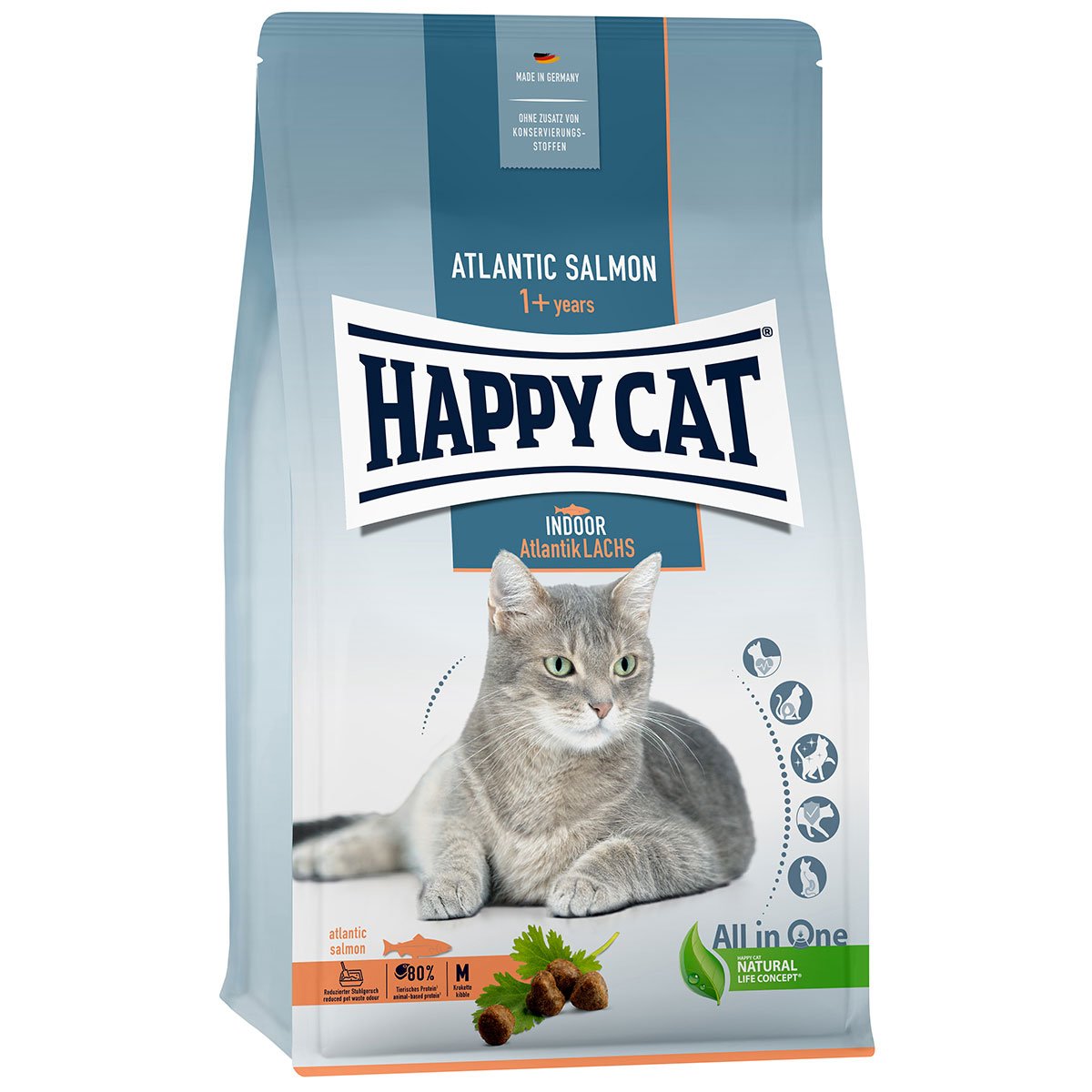 Happy Cat Indoor Adult Atlantik Lachs 4kg