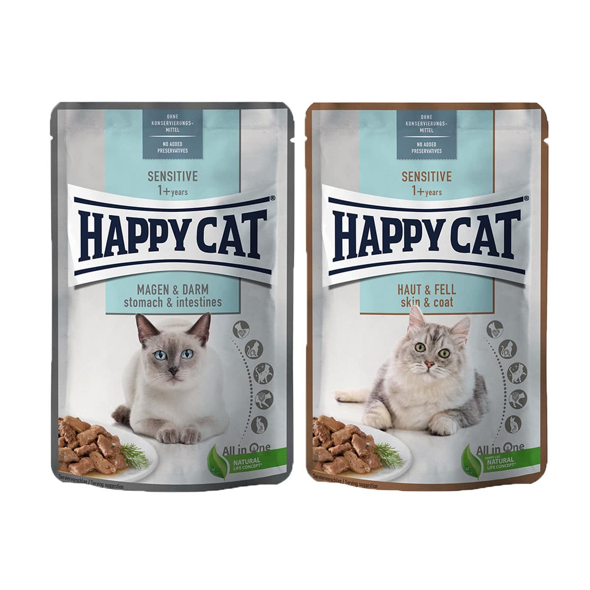 Happy Cat Mixpaket Sensitive Meat 48x85g
