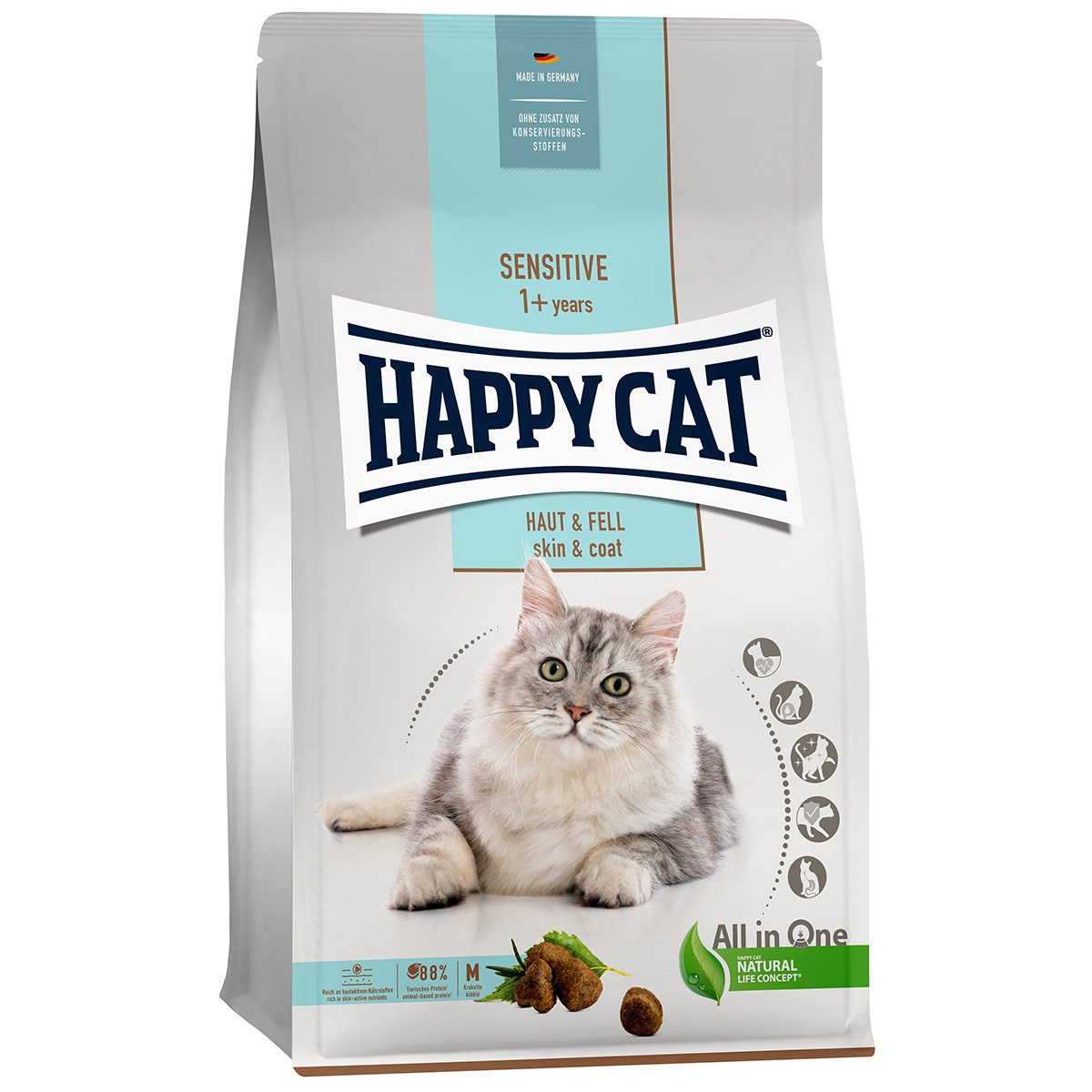 Happy Cat Sensitive Haut & Fell 3x4kg