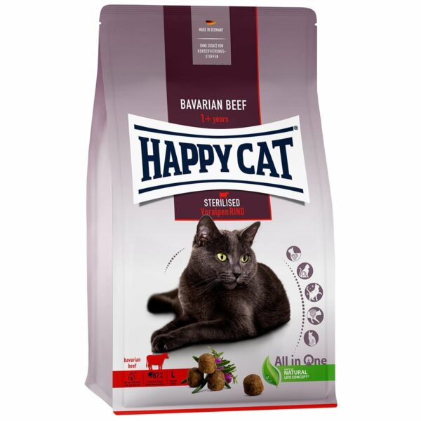 Happy Cat Sterilised Adult Voralpen Rind 1