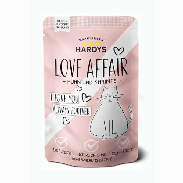 Hardys Love Affair Huhn & Shrimps 24x100g