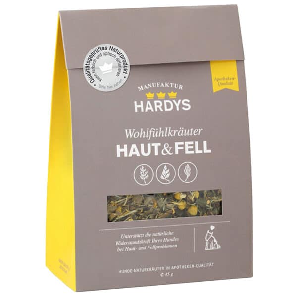 Hardys Nahrungsergänzung Wohlfühlkräuter Haut & Fell 45g