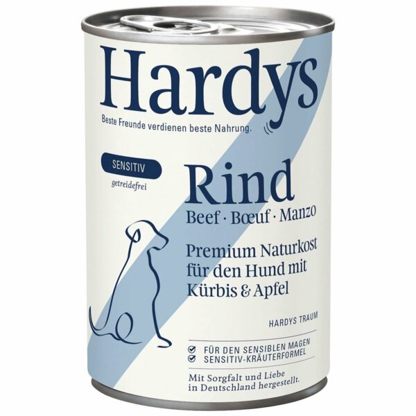 Hardys SENSITIV Rind mit Kürbis & Apfel 12x400g