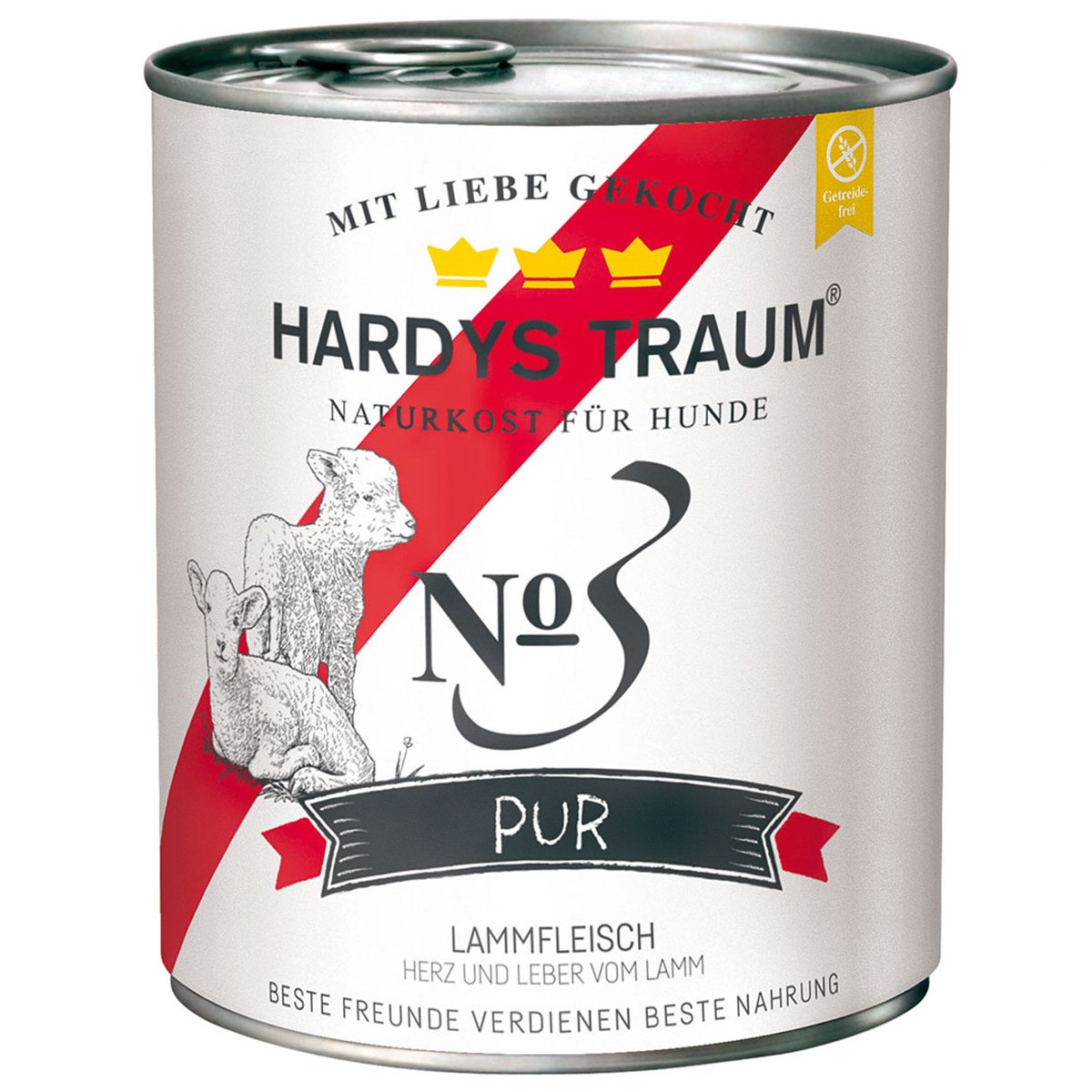 Hardys Traum Nassfutter Pur No. 3 Lamm 12x800g