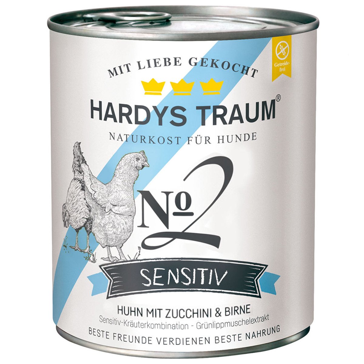 Hardys Traum Nassfutter Sensitiv No. 2 Huhn 12x800g