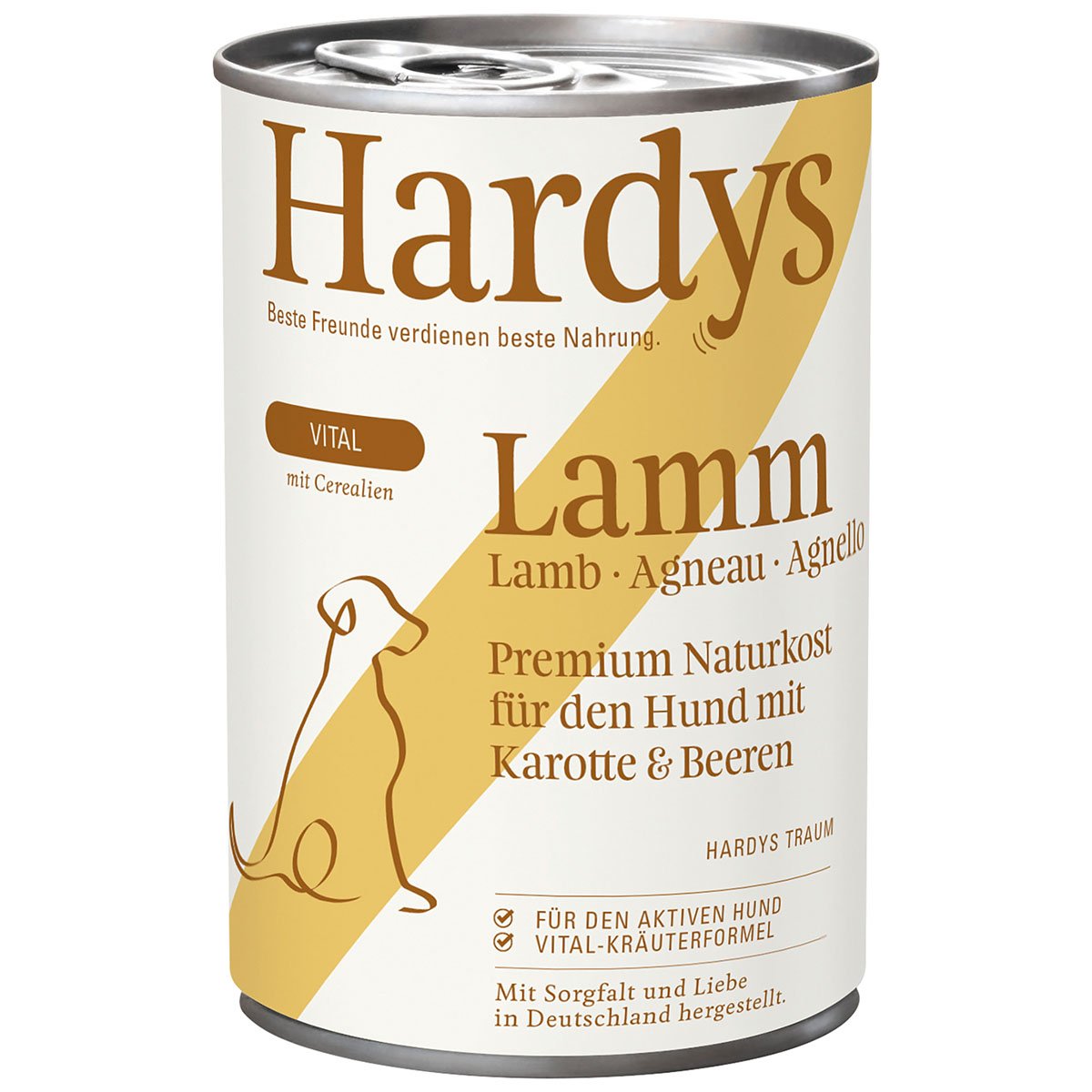 Hardys VITAL Lamm mit Karotte & Beeren 12x400g