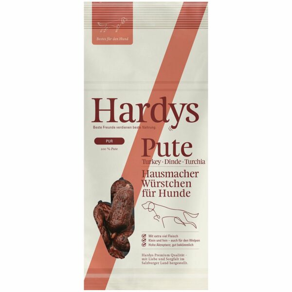 Hardys PUR Hausmacher Würstchen Pute 80g