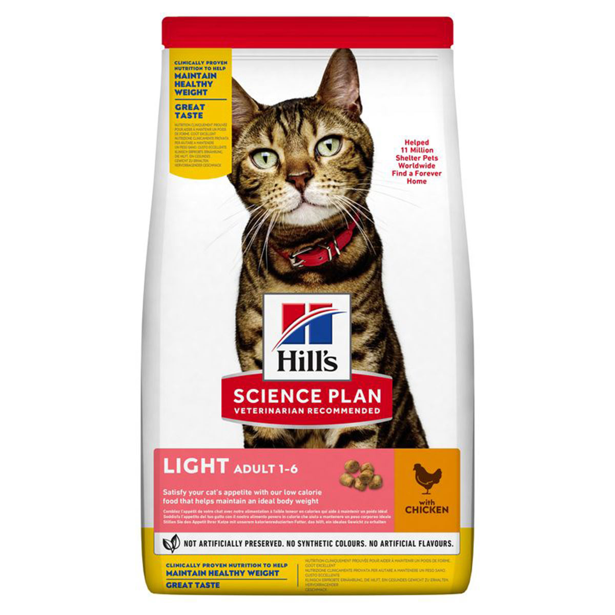 Hill's Science Plan Katze Light Adult Huhn 3kg
