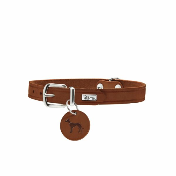 Hunter Halsband Aalborg cognac S-M