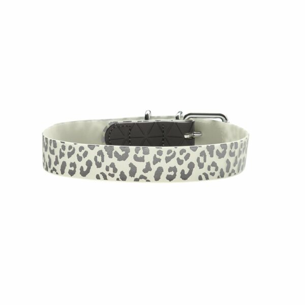 Hunter Halsband Convenience Reflect Glow weiß Leopard XS-S