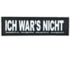 Julius-K9 Klettsticker Gr. S (11 x 3 cm) Ich wars nicht