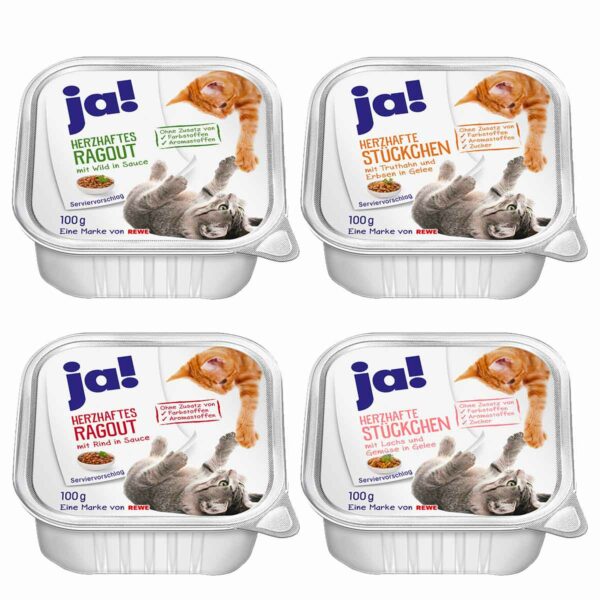 ja! Mixpaket Ragout & Gelee 32x100g