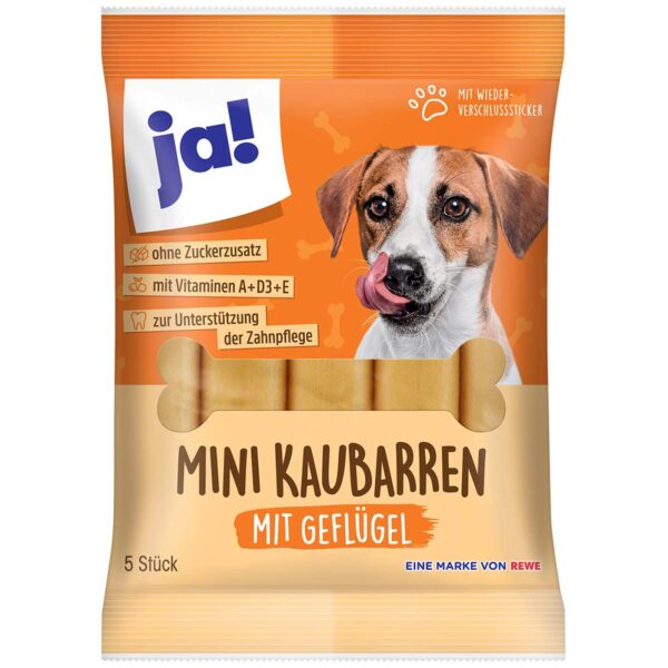 ja! Mini Kaubarren mit Geflügel 5 Stk. 250g