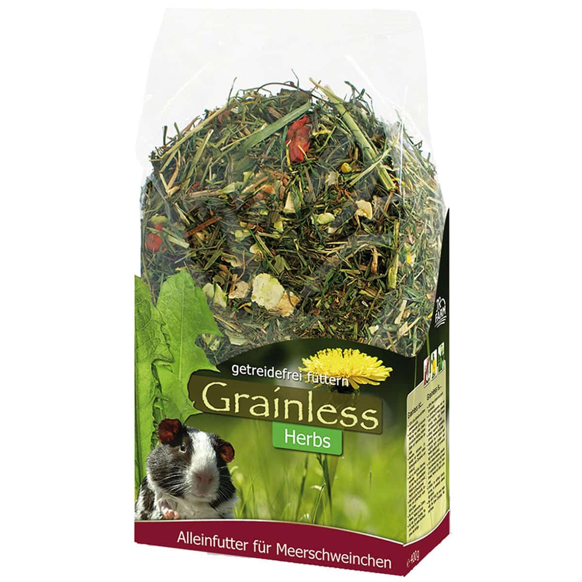 JR Farm Grainless Herbs Meerschweinchen 400g