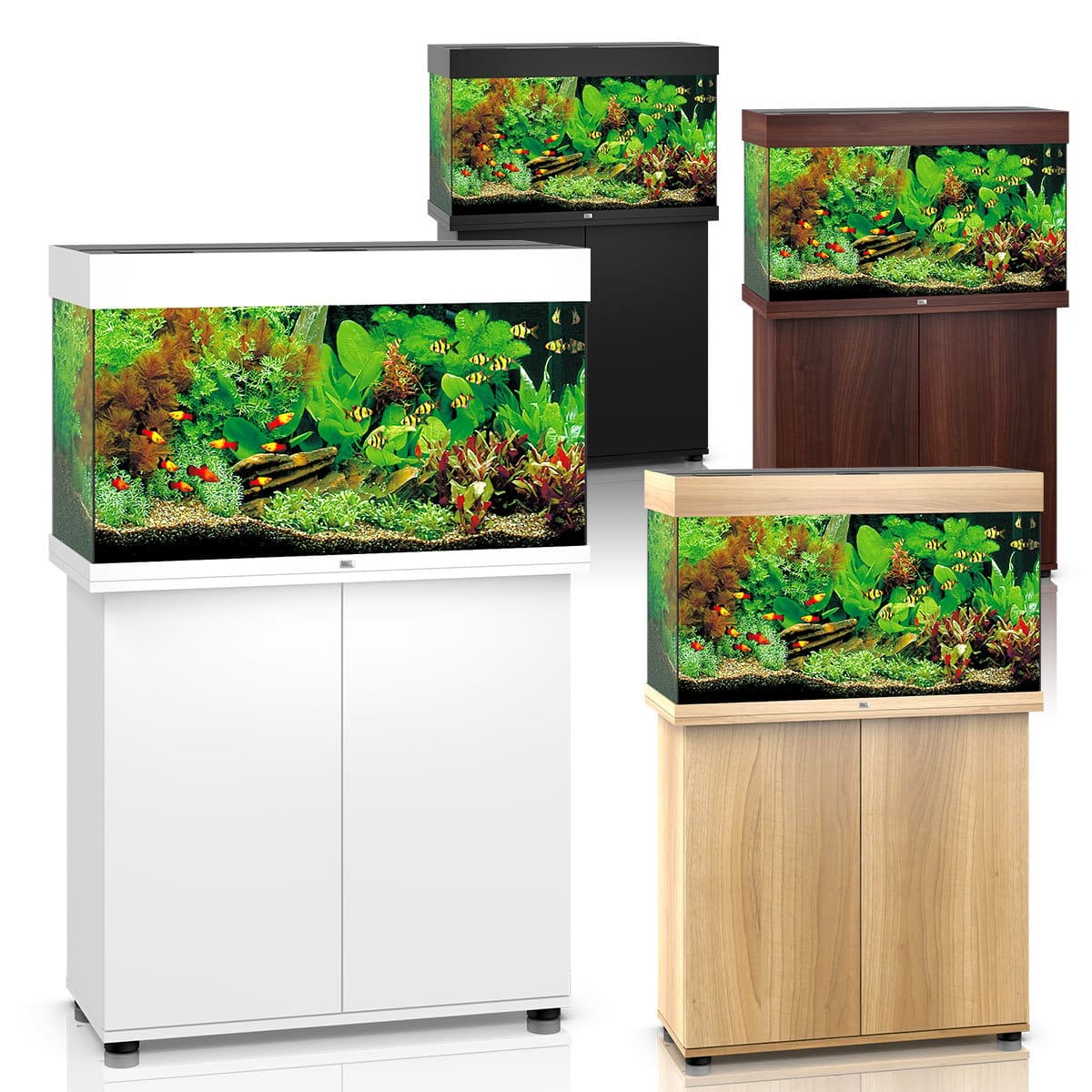 Juwel Rio 125 LED Komplett Aquarium mit Unterschrank SBX dunkles holz