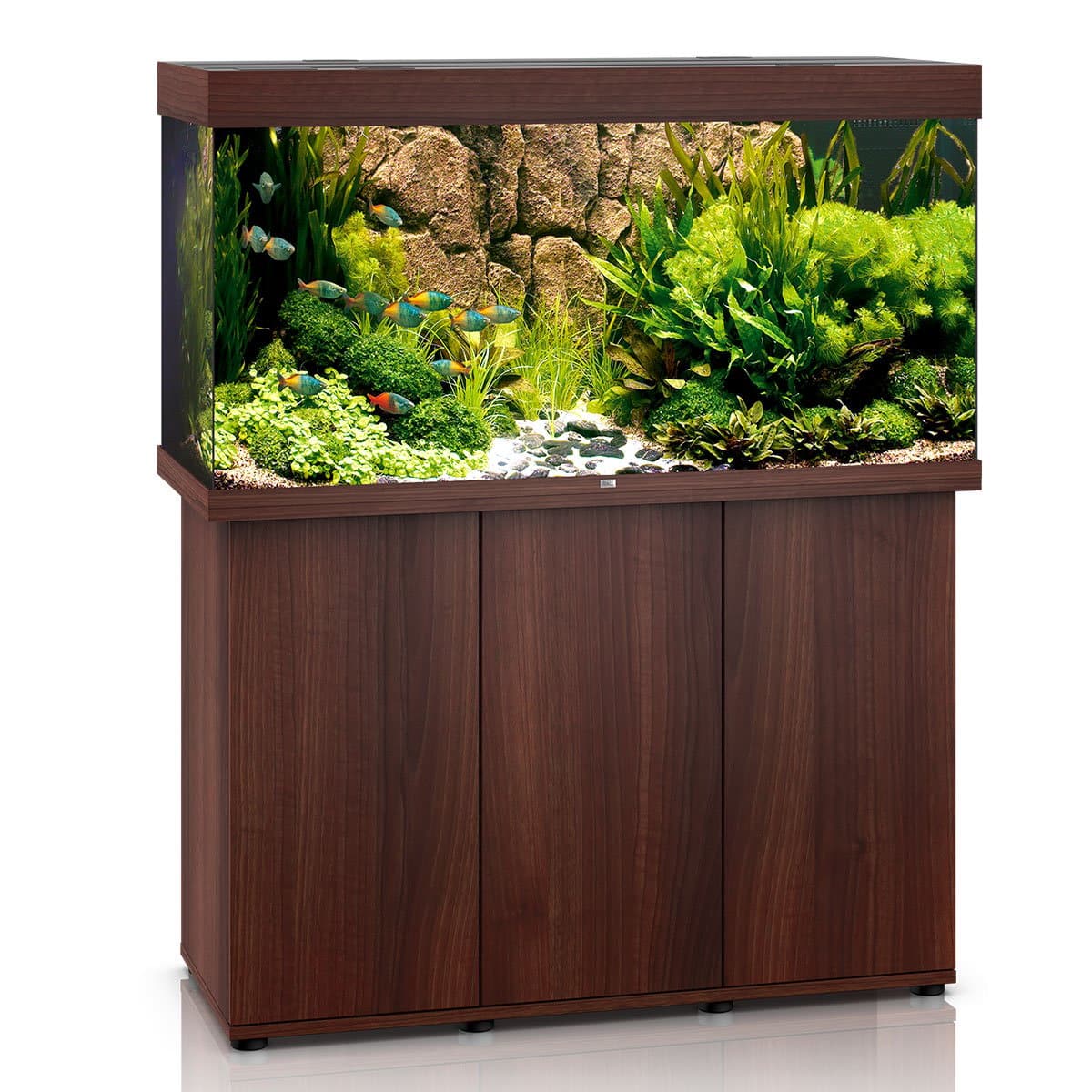 Juwel Rio 350 LED Komplett Aquarium mit Unterschrank SBX dunkles holz