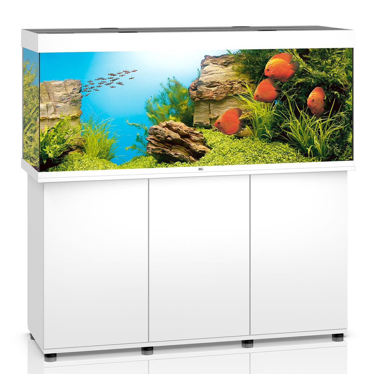 Juwel Rio 450 LED Komplett Aquarium mit Unterschrank SBX weiß