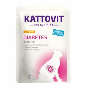 Kattovit Diabetes Huhn 24x85g