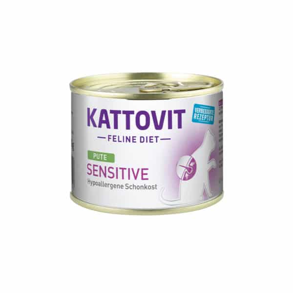 Kattovit Feline Diet Sensitive Pute 12x185g