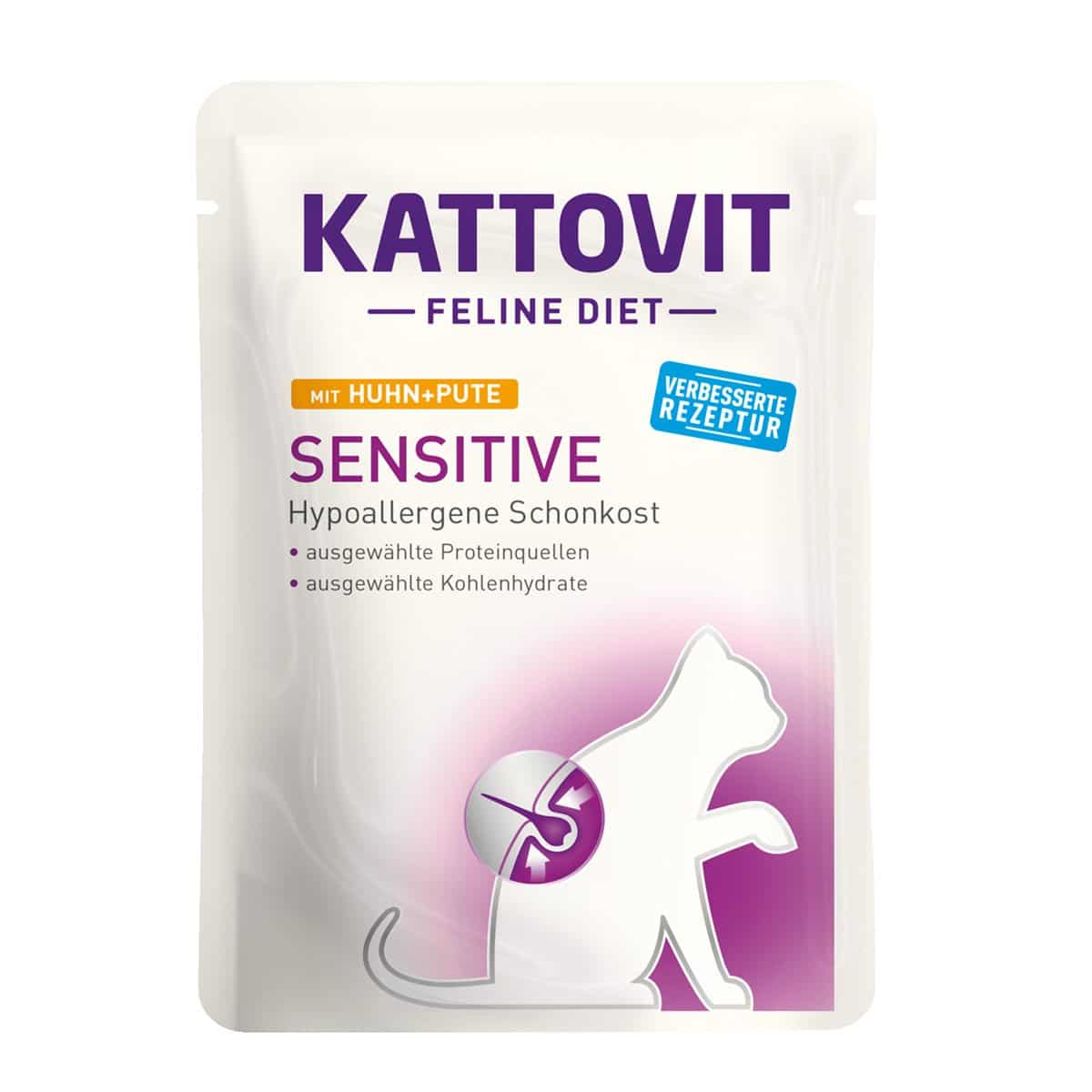 Kattovit Sensitive Huhn + Pute 24x85g