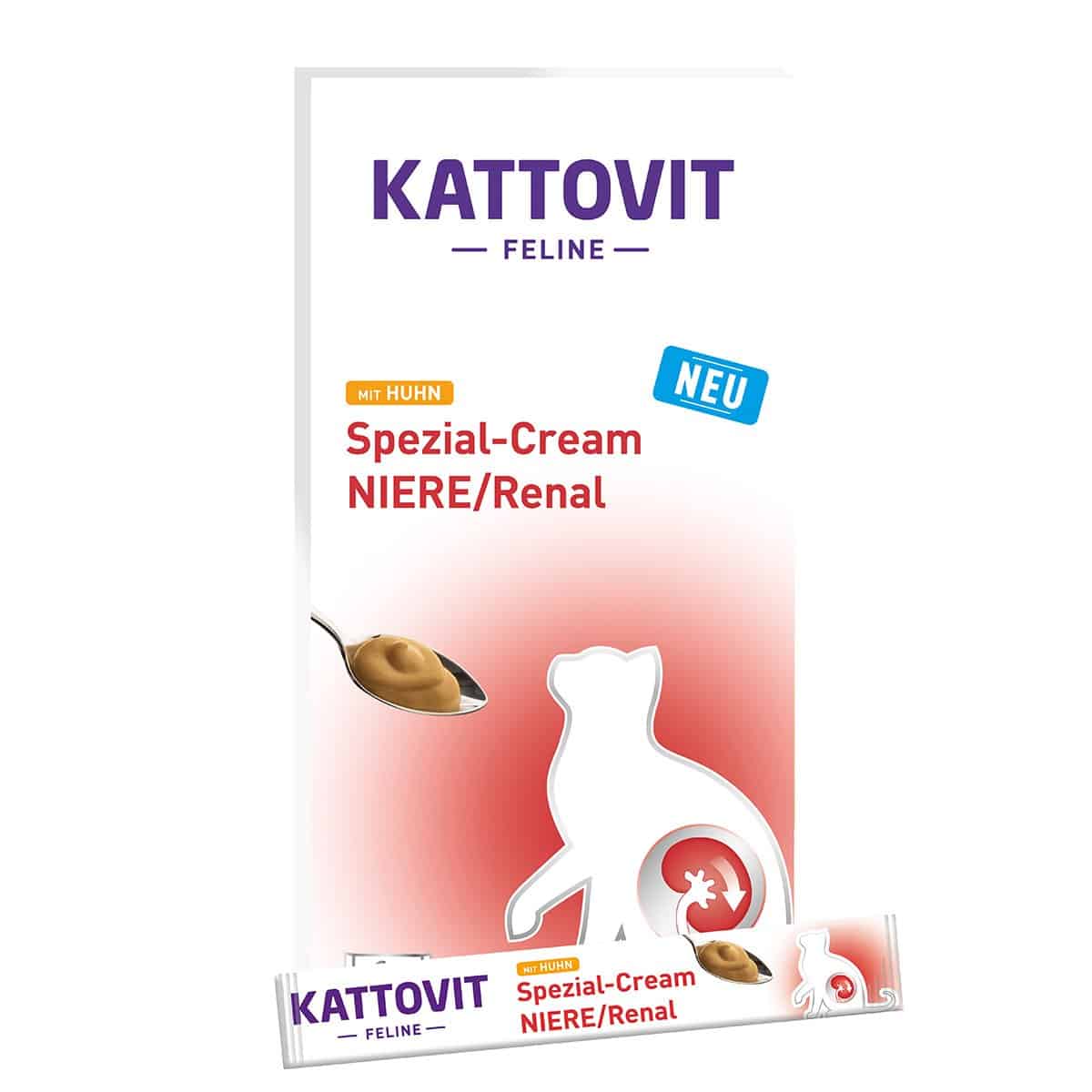 Kattovit Spezial-Cream Niere/Renal Huhn 11x6x15g