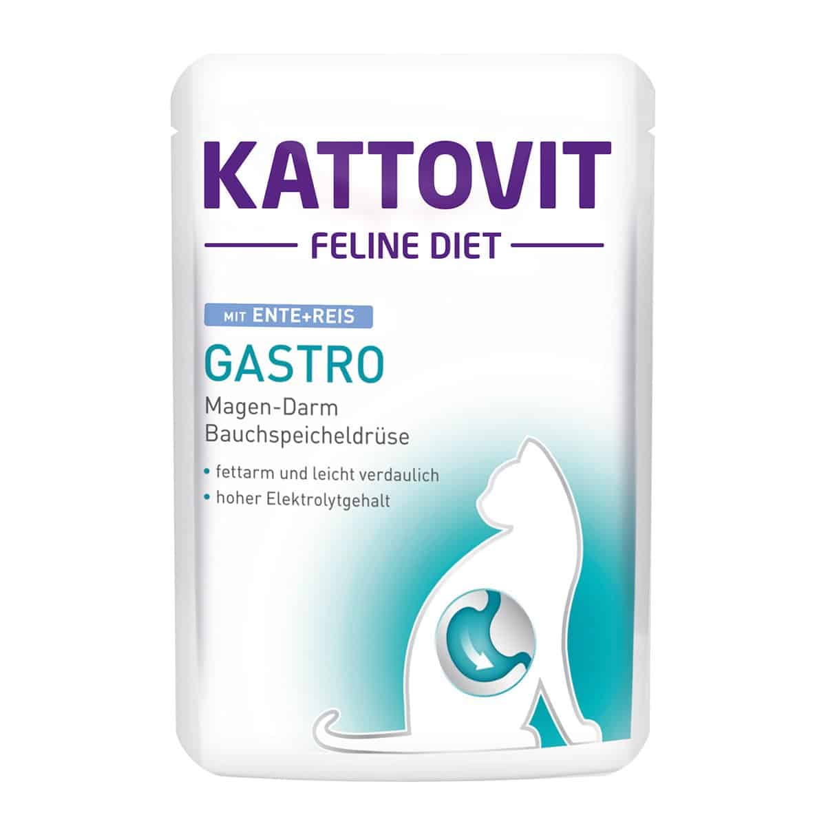 Kattovit Gastro Ente + Reis 24x85g